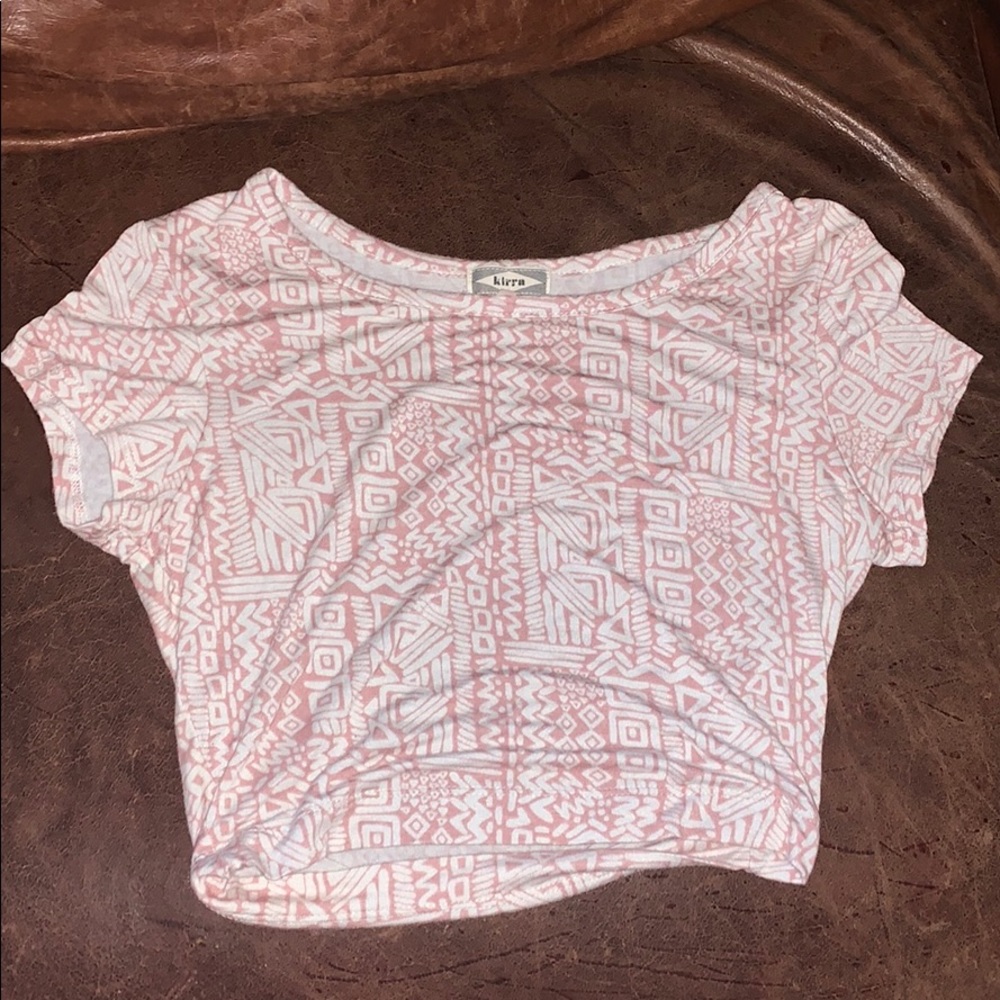 Patterned Crop Top